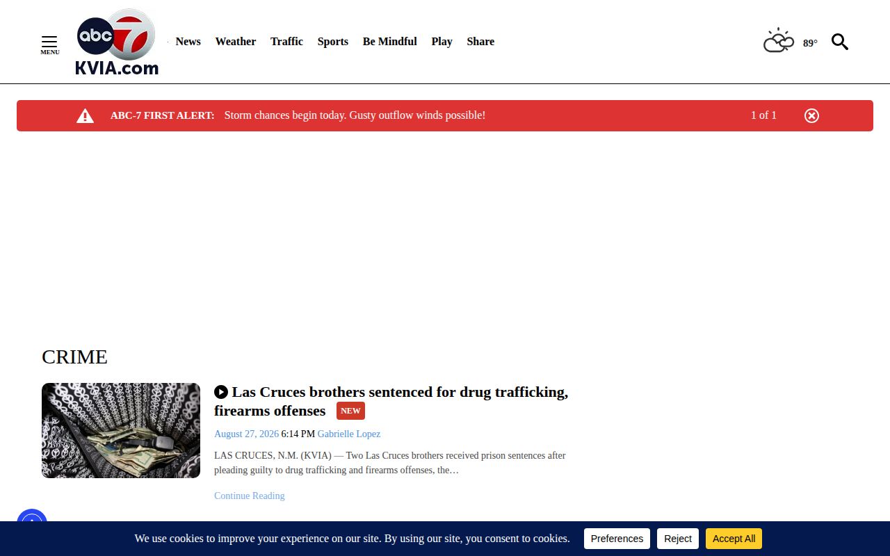 Doña Ana County crime news source with booking record context
